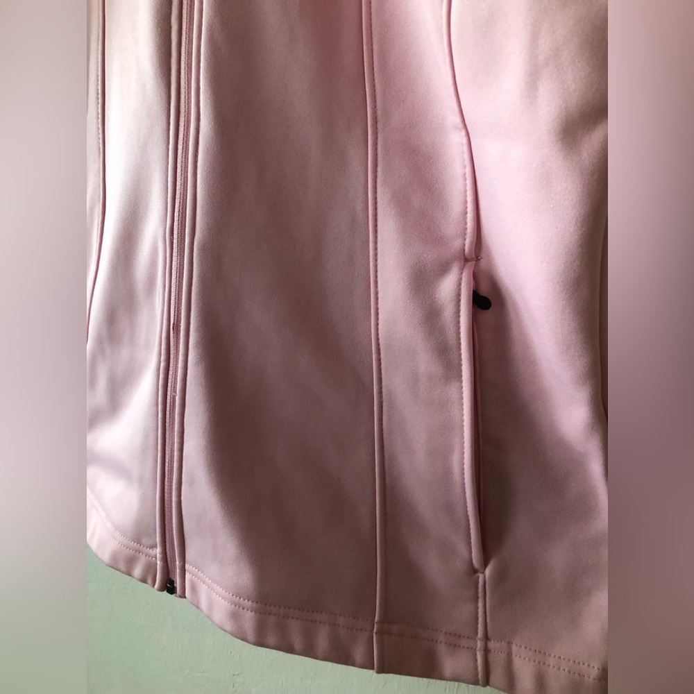 SECOND SKIN Womens Pink Waist Jacket Front & Pockets Zipped Size Medium - Picture 2 of 12